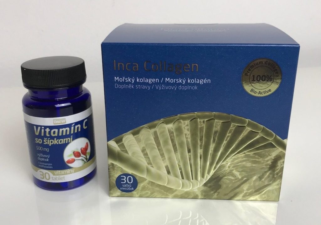 Inca Collagen - balenie, recenzia + Vitamin C