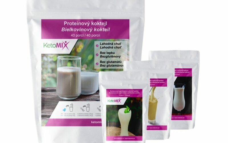 Proteínový koktejl KetoMIX 1200 g (40 porcií)
